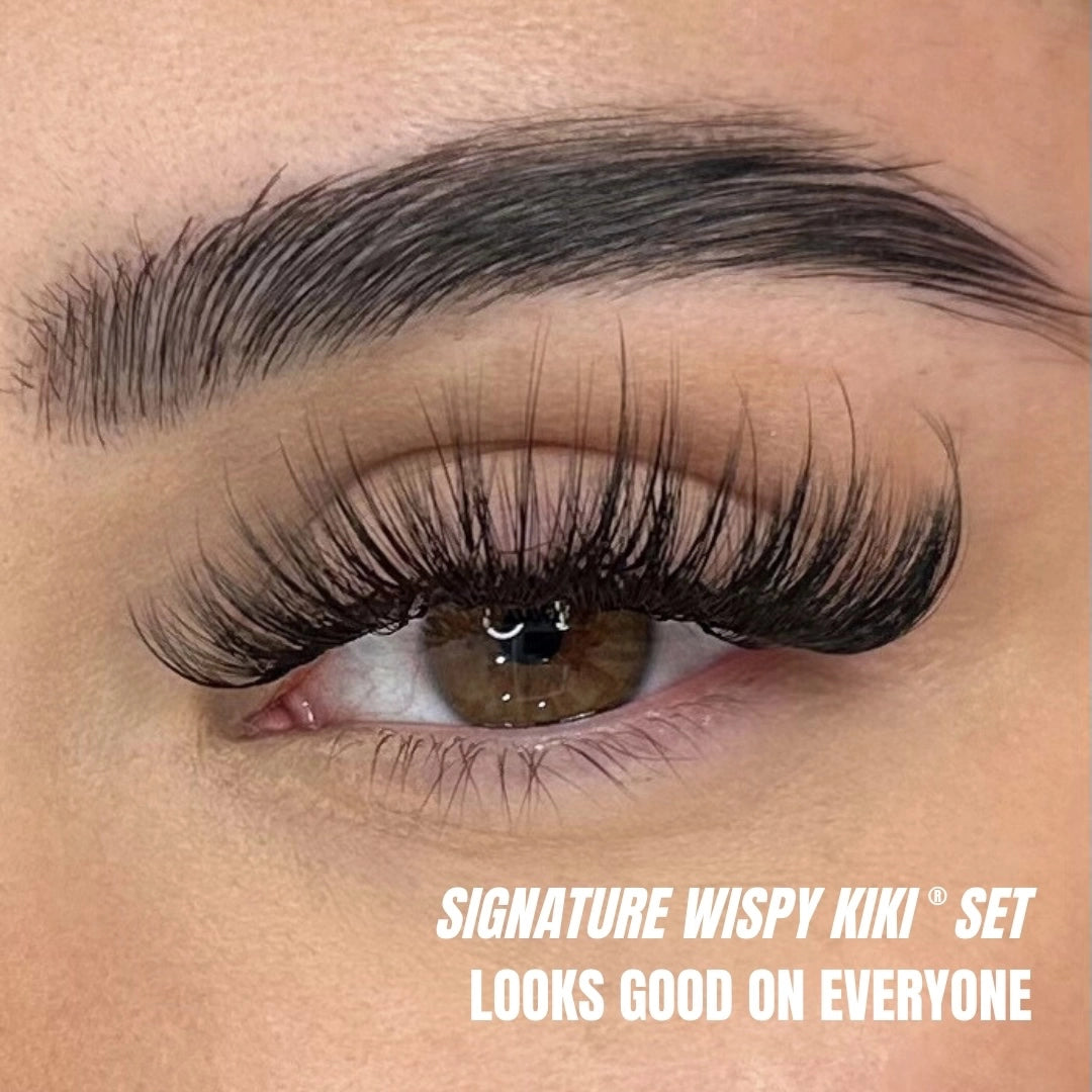 efekt signature set szkolenie z przedłużania rzęs Wispy Kiki